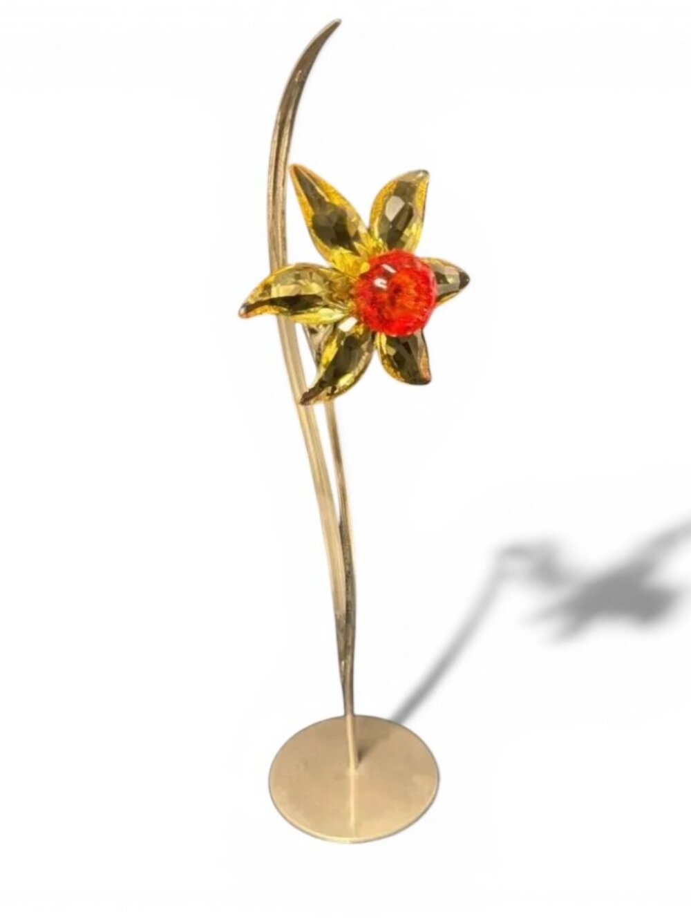 Swarovski Paradise Flower Dacali Light Topaz #848448 Figurine